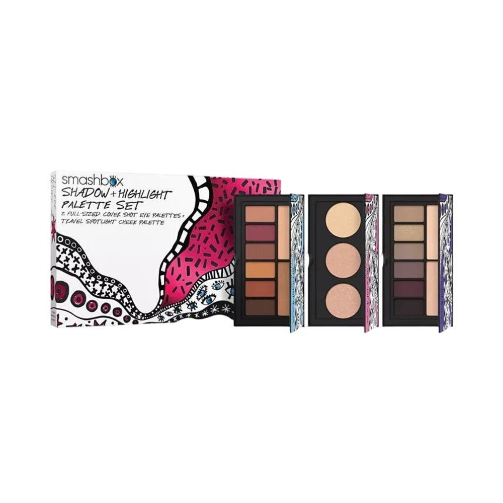 Smashbox Drawn In Decked Out Shadow + Highlight Palette Set